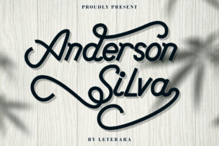 Anderson Silva: A Handwritten Font That Brings Warmth and Character to Autumn Designs