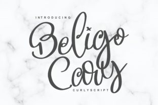 Beligo Cary: A Curly Script Font with Expressive Swashes for Designers Who Value Distinction