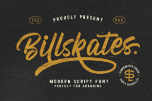 Billskates: A Modern Script Font That Feels Like Home