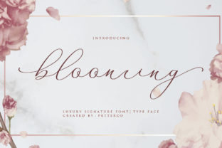 Blooming: Elegant Calligraphy for Meaningful Design Moments