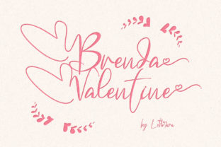 Brenda Valentine: A Handwritten Font for Romantic, Human-Centered Design
