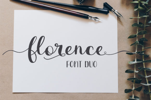 Florence Duo: Where Handwritten Elegance Meets Real-World Versatility