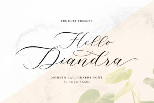 Hello Diandra: Bold Swashes, Smooth Confidence