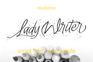 Lady Writer: A Beautiful Script Font That Feels Like Handwritten Authenticity