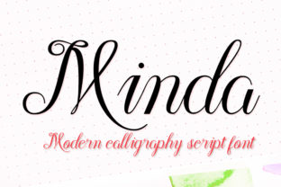 Minda Script: Elegant Modern Calligraphy