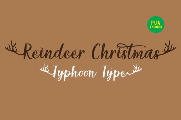 Reindeer Christmas: A Charming Script Font That Works—When Used Right