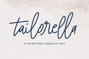 Tailorella Font: The Elegant Handwritten Script for Modern Design