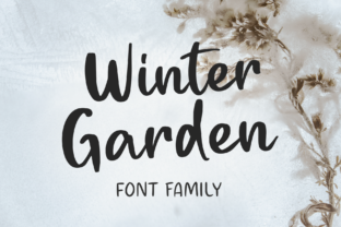 Winter Garden: A Handwritten Font Family That Feels Like a Personal Invitation